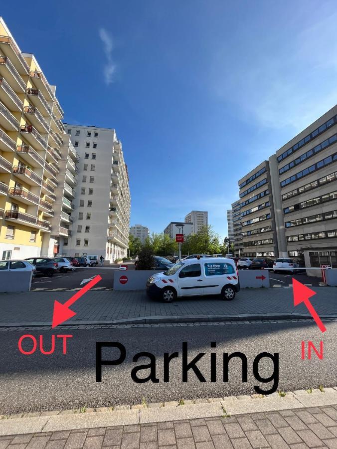 Appartement 6 Personnes Strasbourg Proche Centre Ville & Parking Exterior foto